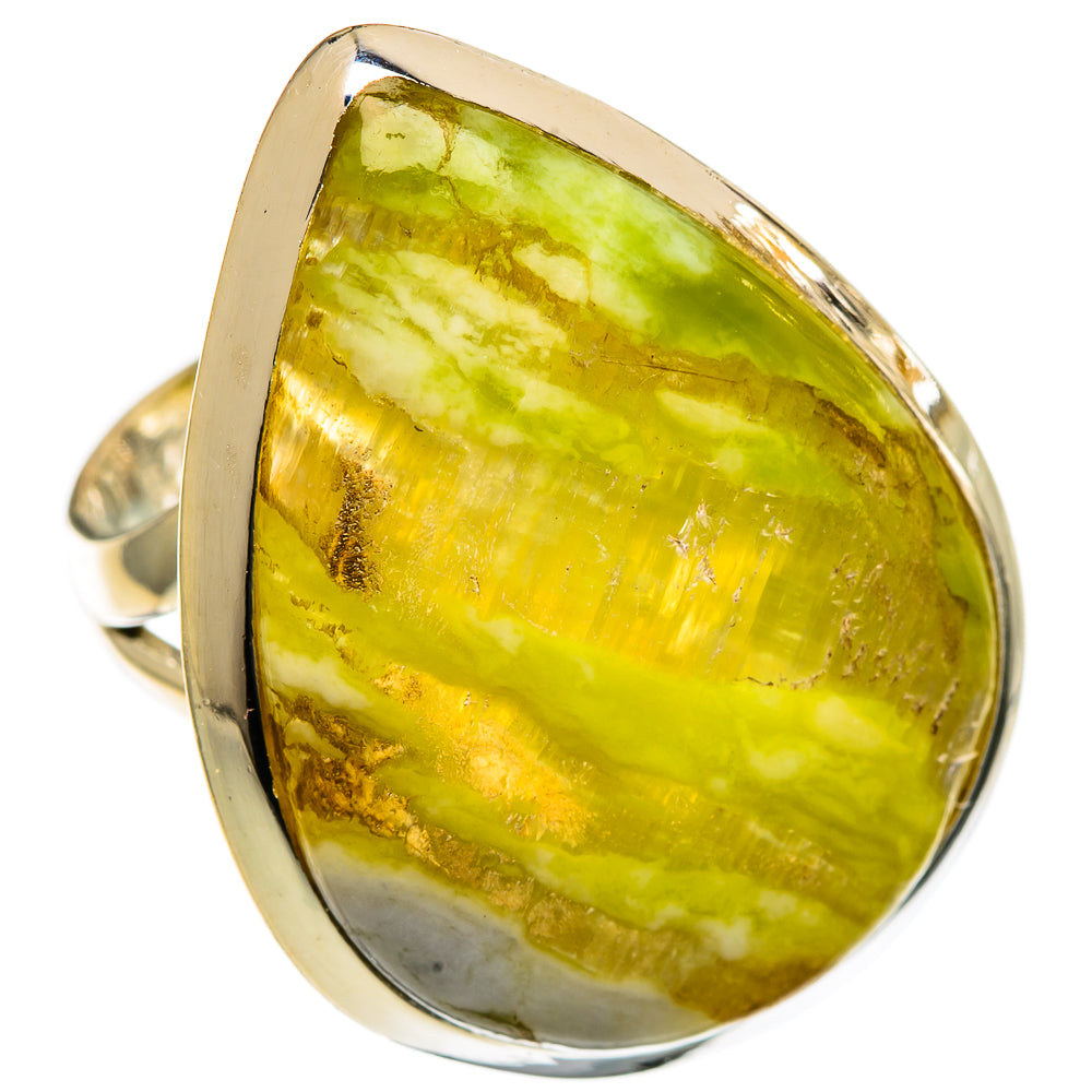 Peruvian Opal Rings handcrafted by Anasilvercos - RING106790 - Photo 2