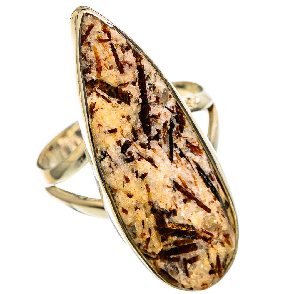 Astrophyllite Rings handcrafted by Anasilvercos - RING106797 - Photo 2