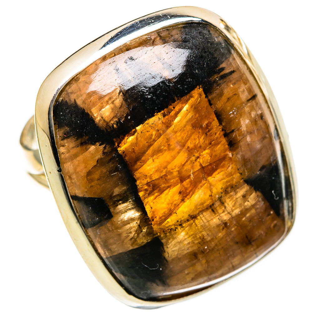 Chiastolite Rings handcrafted by Anasilvercos - RING106801 - Photo 2