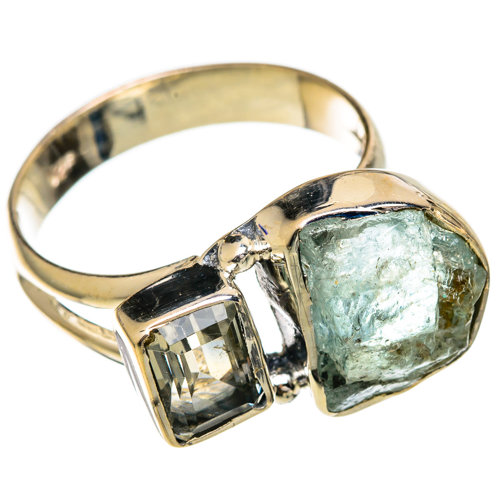 Aquamarine Rings handcrafted by Anasilvercos - RING106830 - Photo 2