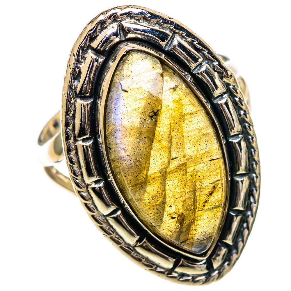 Labradorite Rings handcrafted by Anasilvercos - RING106837 - Photo 2