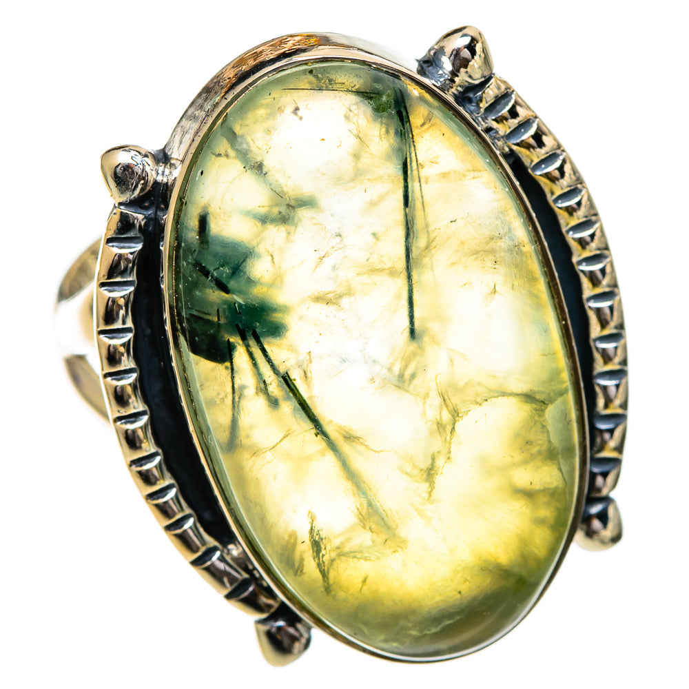 Prehnite Rings handcrafted by Anasilvercos - RING106838 - Photo 2