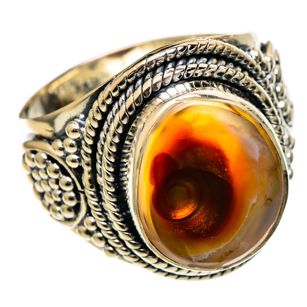 Mexican Fire Agate Rings handcrafted by Anasilvercos - RING106845 - Photo 2