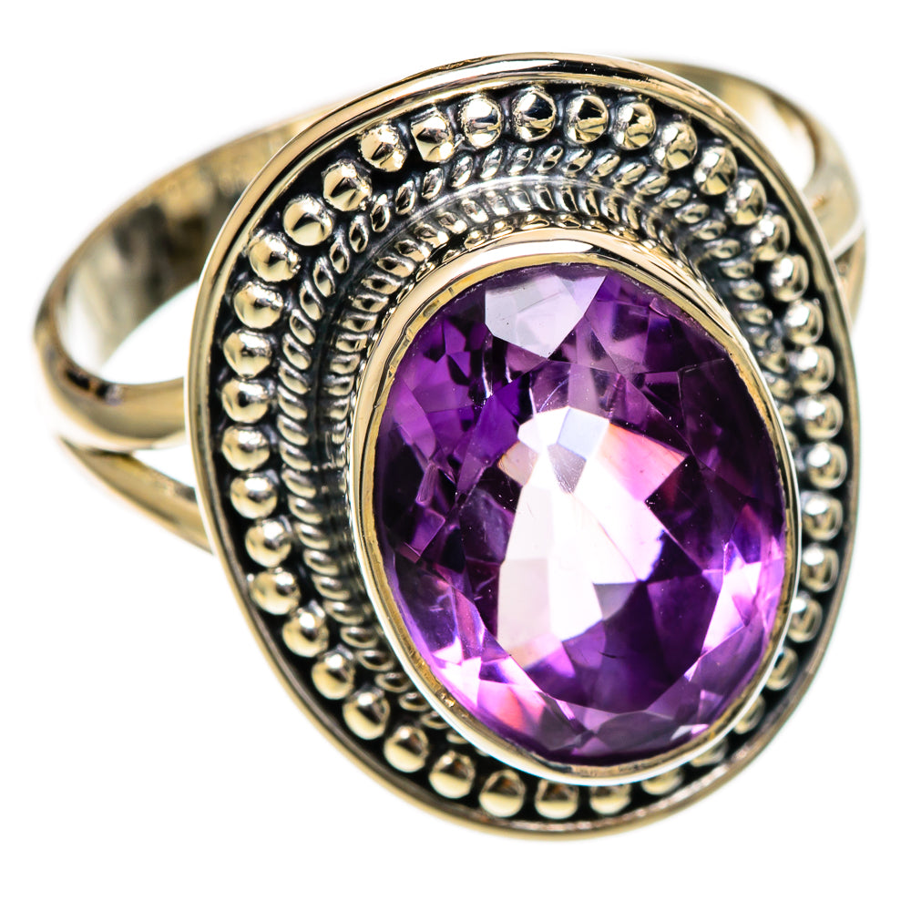 Amethyst Rings handcrafted by Anasilvercos - RING106856 - Photo 2