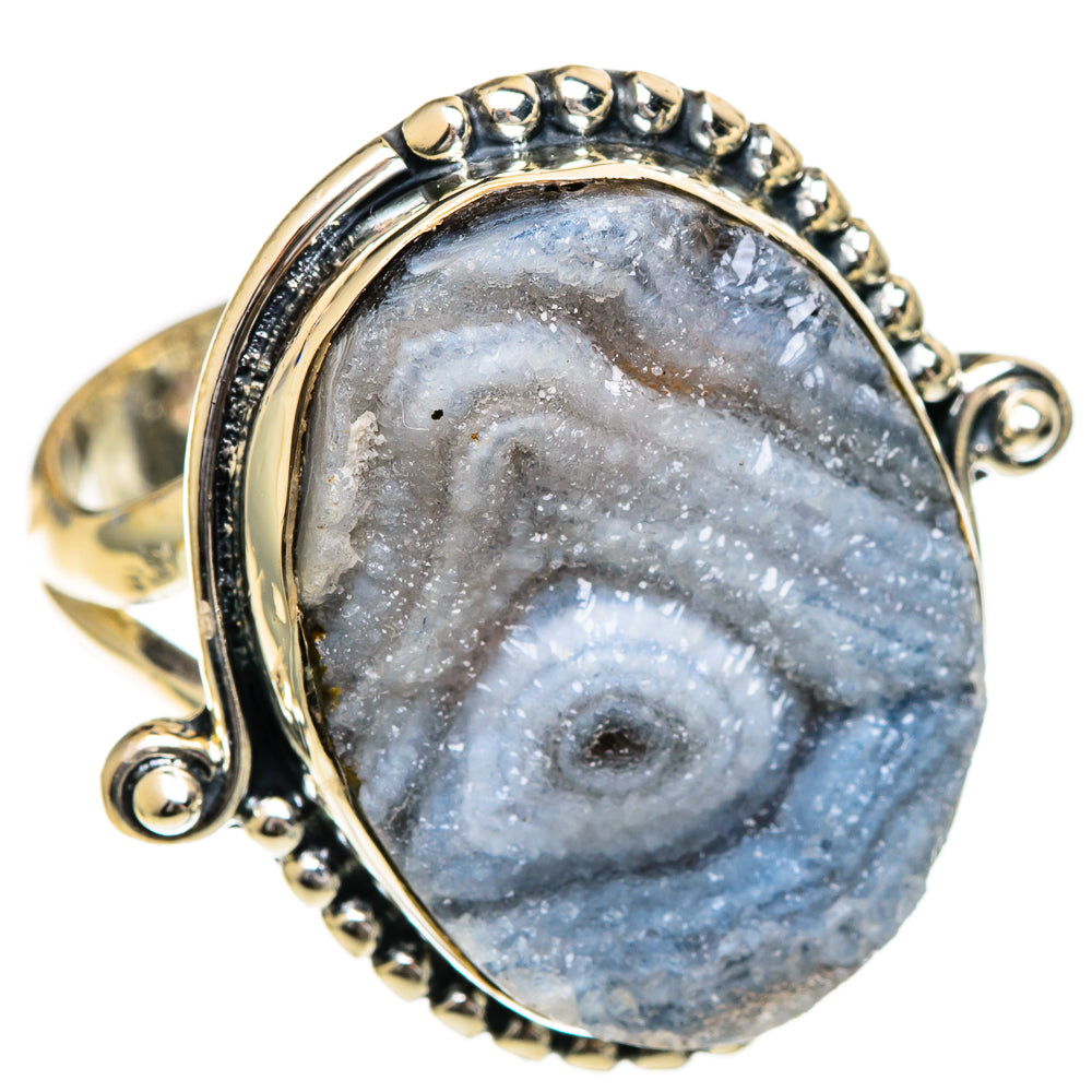 Desert Druzy Rings handcrafted by Anasilvercos - RING106867 - Photo 2