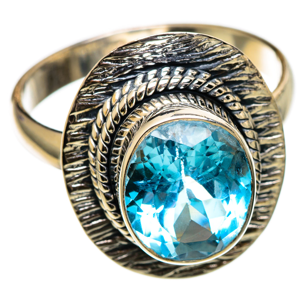 Blue Topaz Rings handcrafted by Anasilvercos - RING106875 - Photo 2