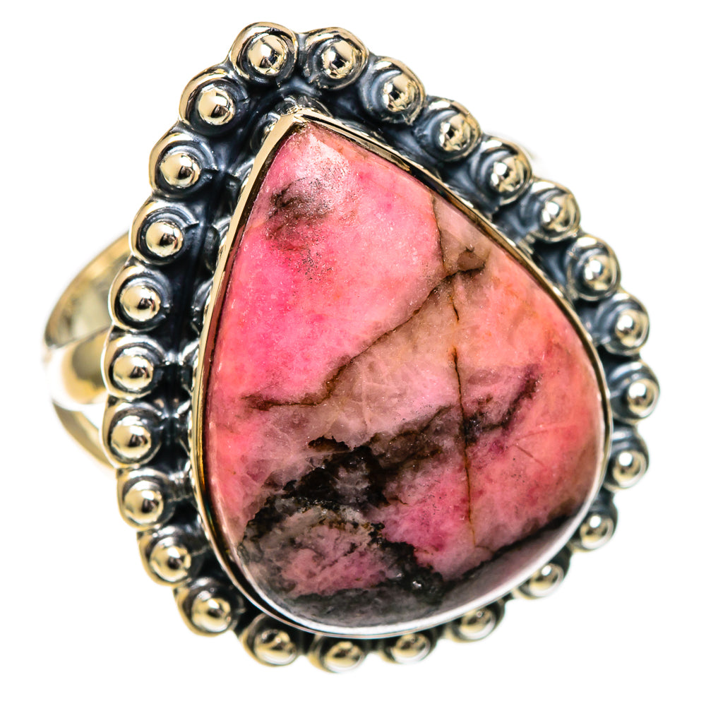 Rhodonite Rings handcrafted by Anasilvercos - RING106889 - Photo 2