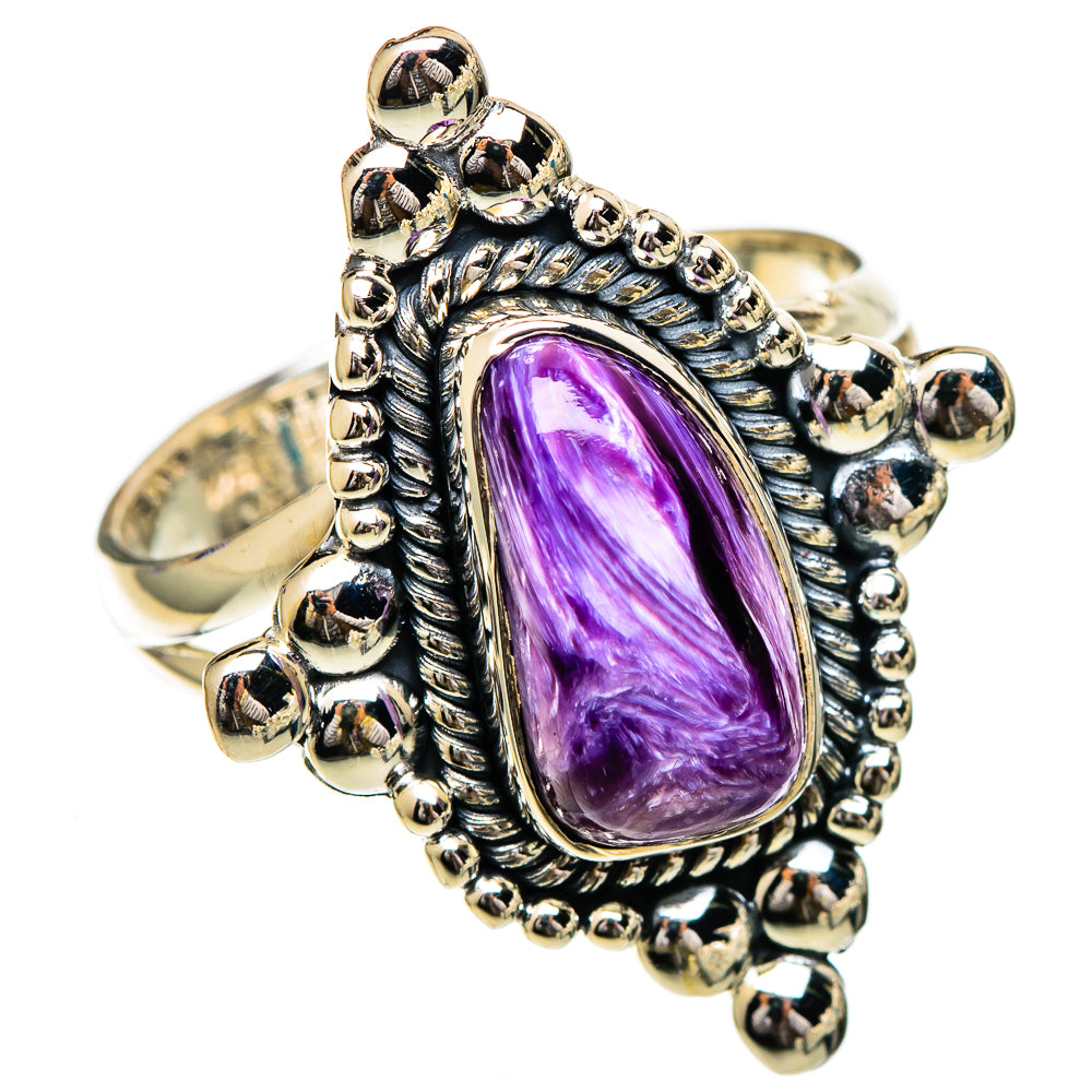 Charoite Rings handcrafted by Anasilvercos - RING106893 - Photo 2