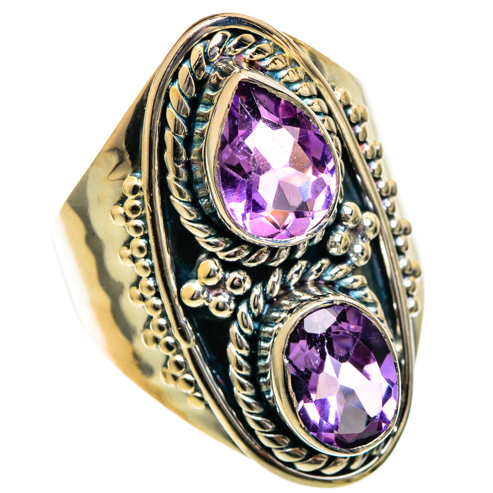 Amethyst Rings handcrafted by Anasilvercos - RING106896 - Photo 2