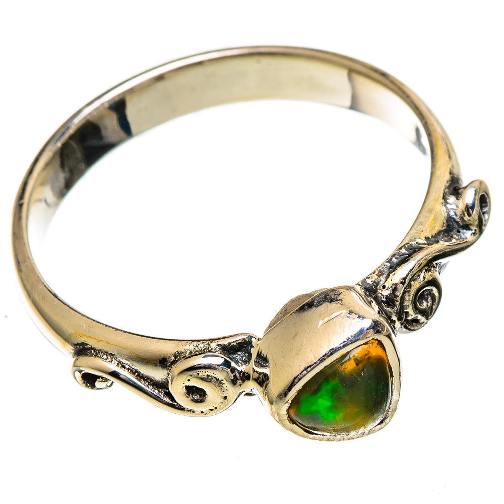 Ethiopian Opal Rings handcrafted by Anasilvercos - RING106904 - Photo 2
