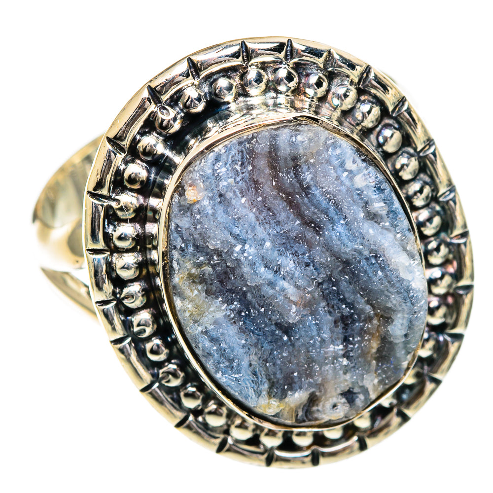 Desert Druzy Rings handcrafted by Anasilvercos - RING106905 - Photo 2