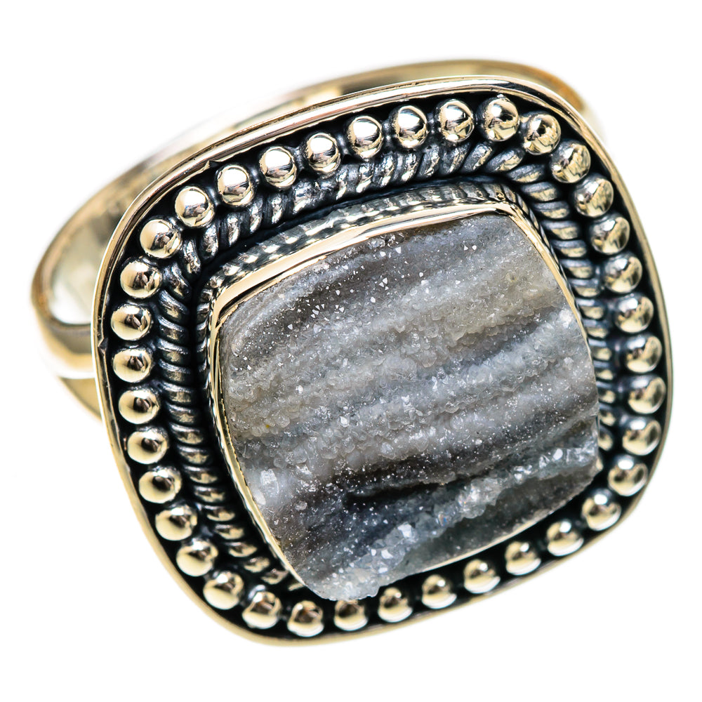 Desert Druzy Rings handcrafted by Anasilvercos - RING106906 - Photo 2