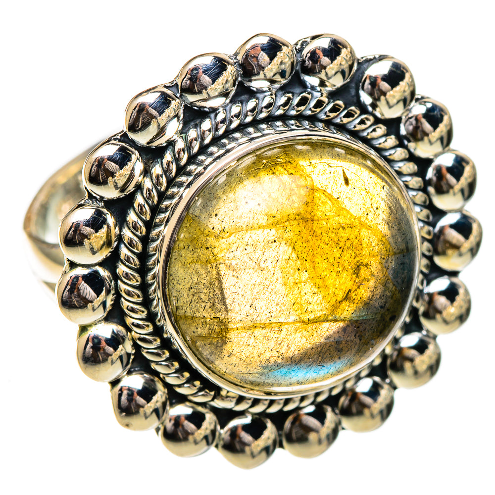 Labradorite Rings handcrafted by Anasilvercos - RING106913 - Photo 2