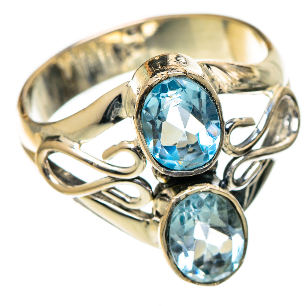 Blue Topaz Rings handcrafted by Anasilvercos - RING106914 - Photo 2