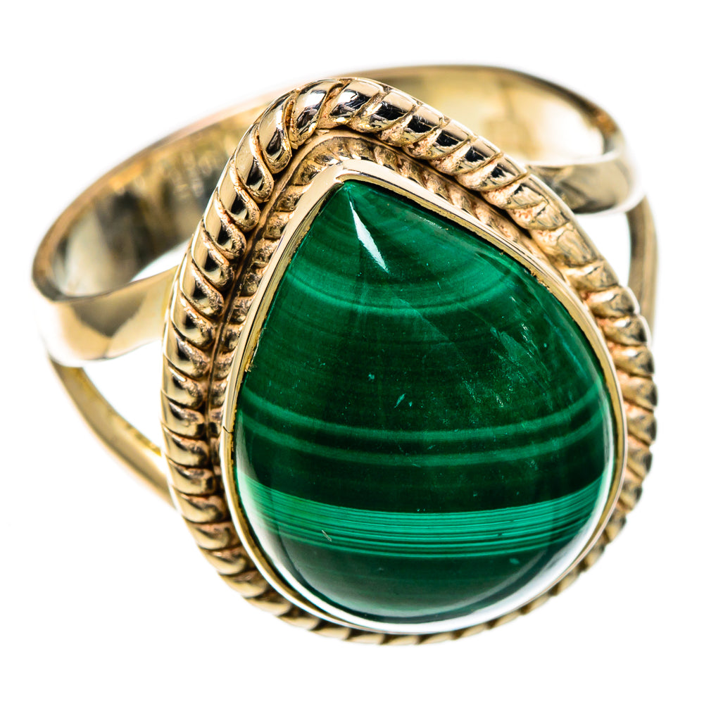 Malachite Rings handcrafted by Anasilvercos - RING106917 - Photo 2