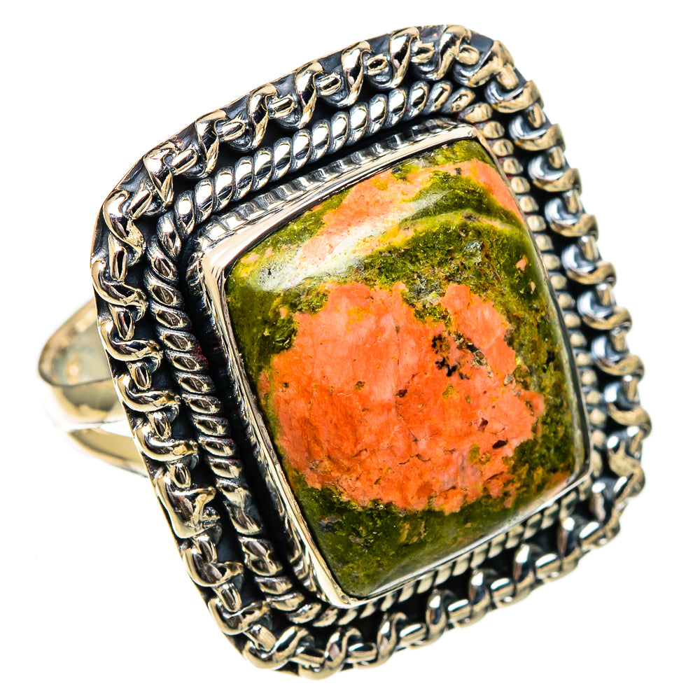 Unakite Rings handcrafted by Anasilvercos - RING106920 - Photo 2