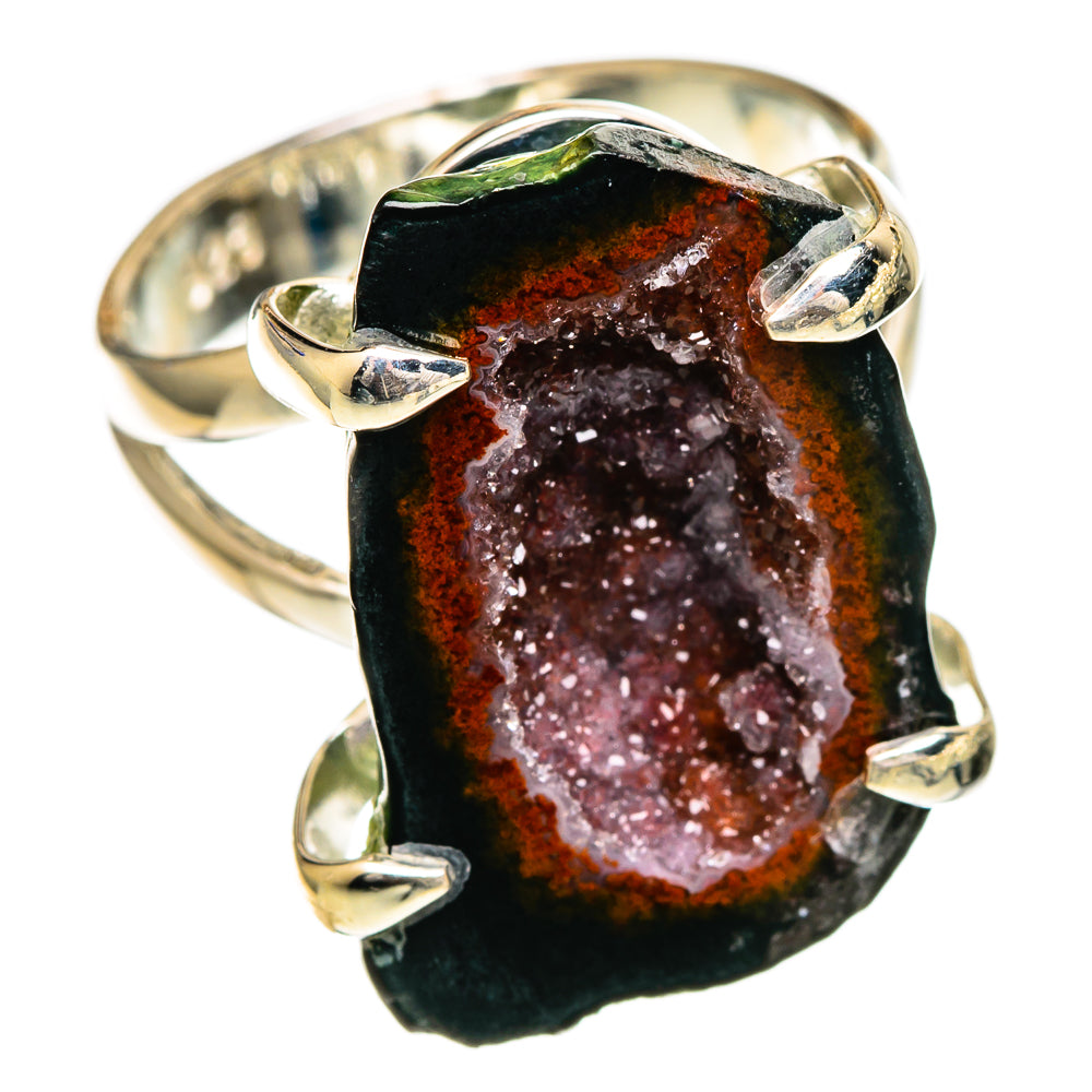 Coconut Geode Druzy Rings handcrafted by Anasilvercos - RING106923 - Photo 2