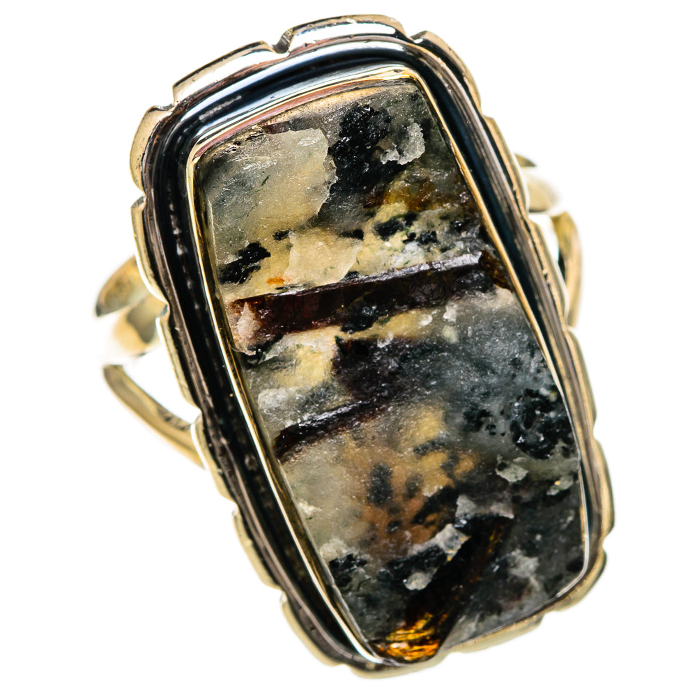Astrophyllite Rings handcrafted by Anasilvercos - RING106926 - Photo 2