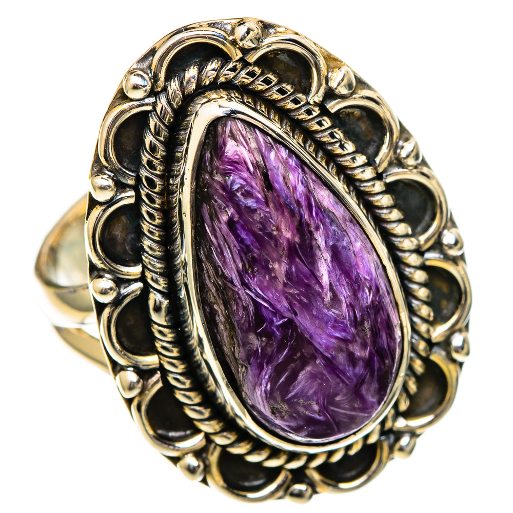 Charoite Rings handcrafted by Anasilvercos - RING106935 - Photo 2