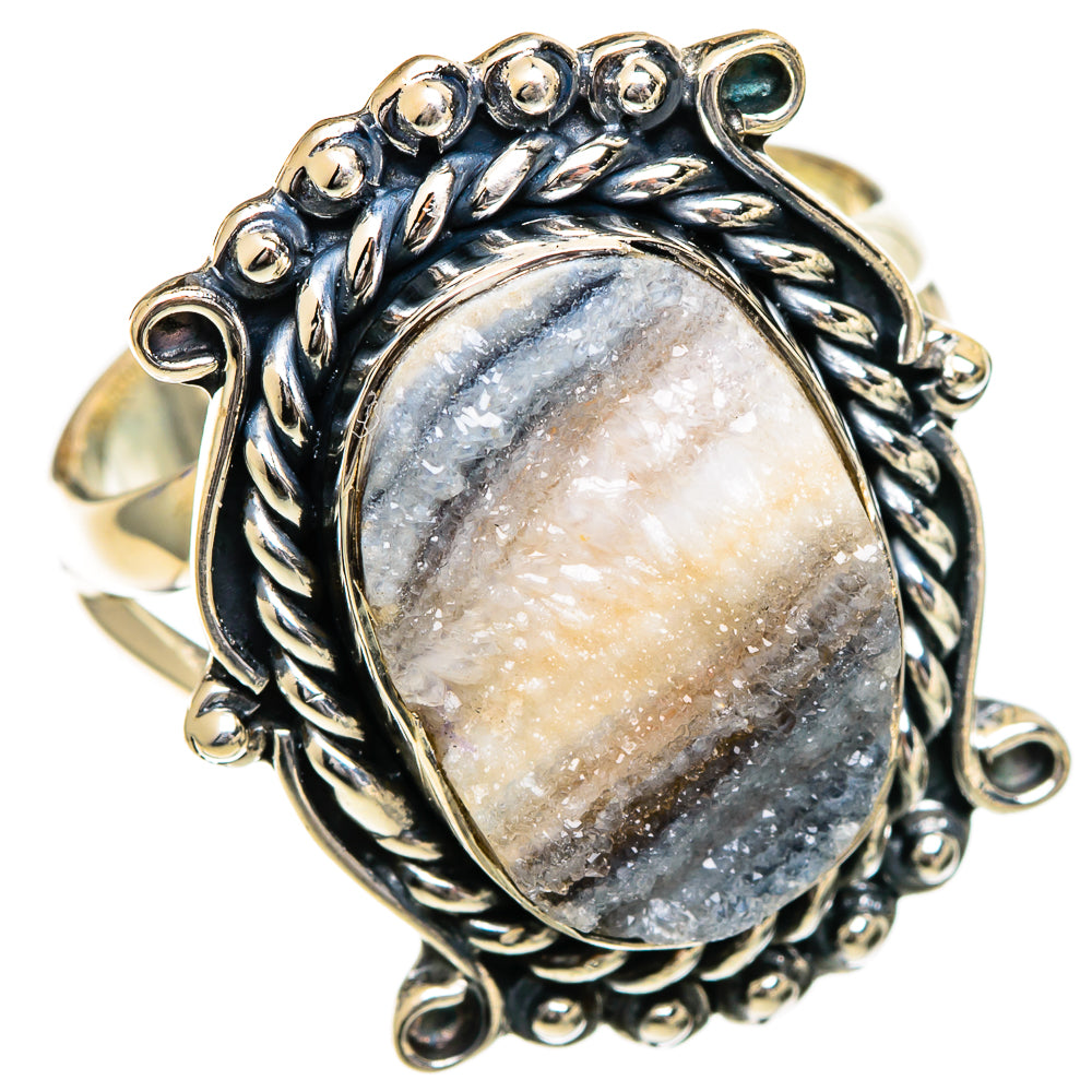 Desert Druzy Rings handcrafted by Anasilvercos - RING106946 - Photo 2