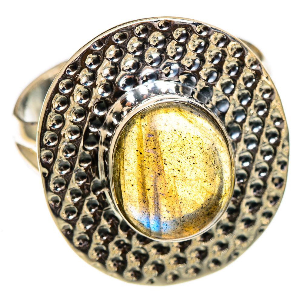 Labradorite Rings handcrafted by Anasilvercos - RING106947 - Photo 2