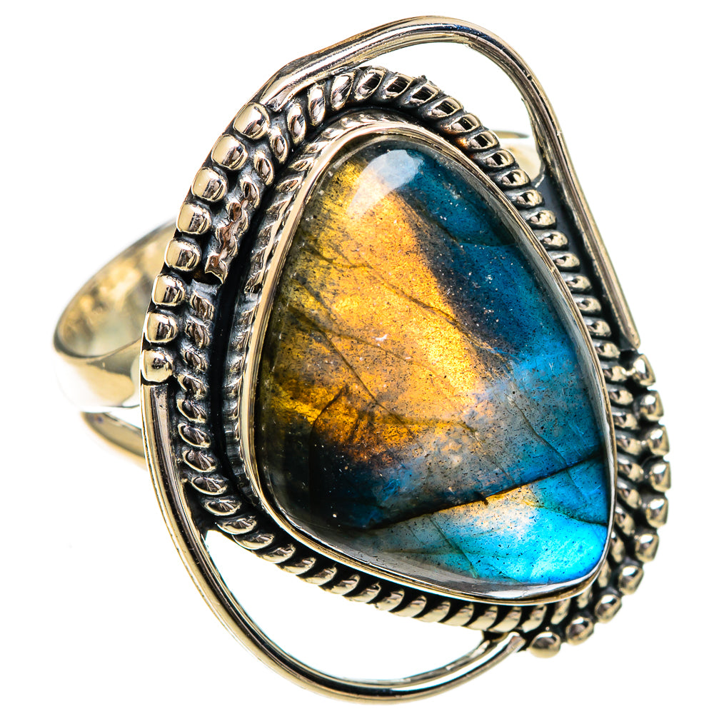 Labradorite Rings handcrafted by Anasilvercos - RING106949 - Photo 2