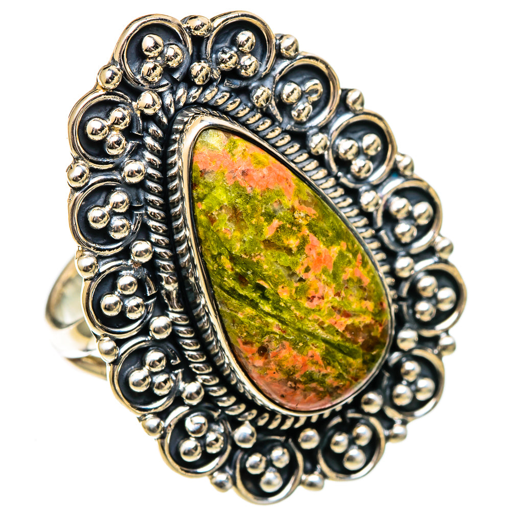 Unakite Rings handcrafted by Anasilvercos - RING106957 - Photo 2