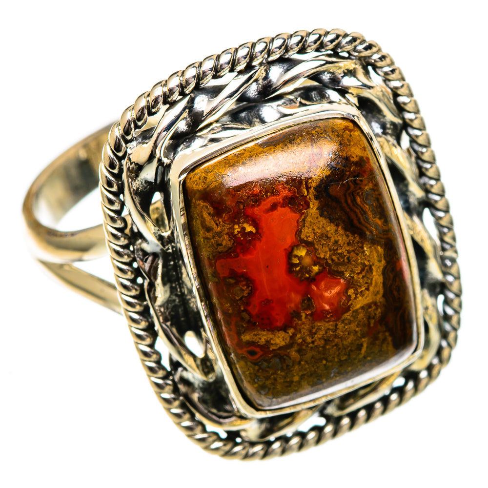 Moroccan Agate Rings handcrafted by Anasilvercos - RING106961 - Photo 2