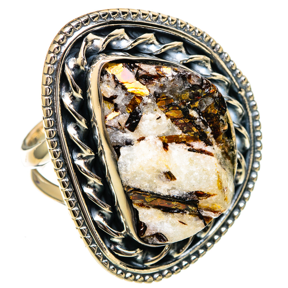 Astrophyllite Rings handcrafted by Anasilvercos - RING106962 - Photo 2