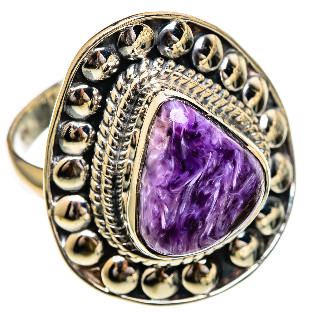 Charoite Rings handcrafted by Anasilvercos - RING106974 - Photo 2