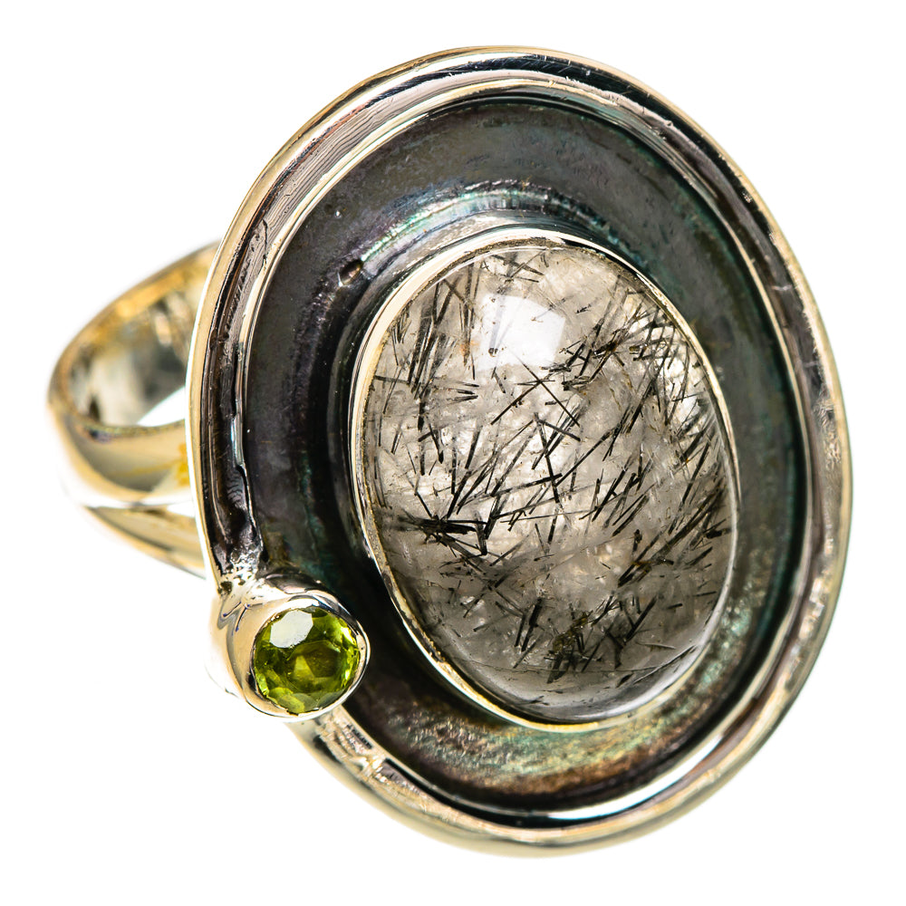 Tourmalinated Quartz Rings handcrafted by Anasilvercos - RING106977 - Photo 2