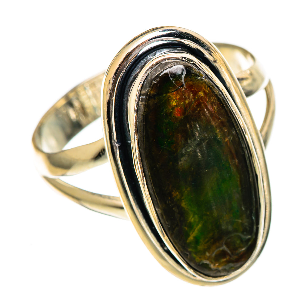 Ammolite Rings handcrafted by Anasilvercos - RING106981 - Photo 2