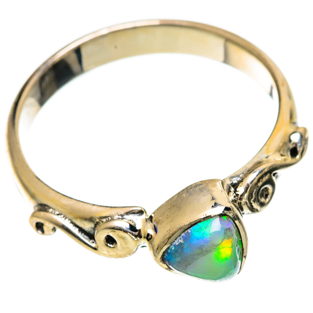 Ethiopian Opal Rings handcrafted by Anasilvercos - RING106983 - Photo 2