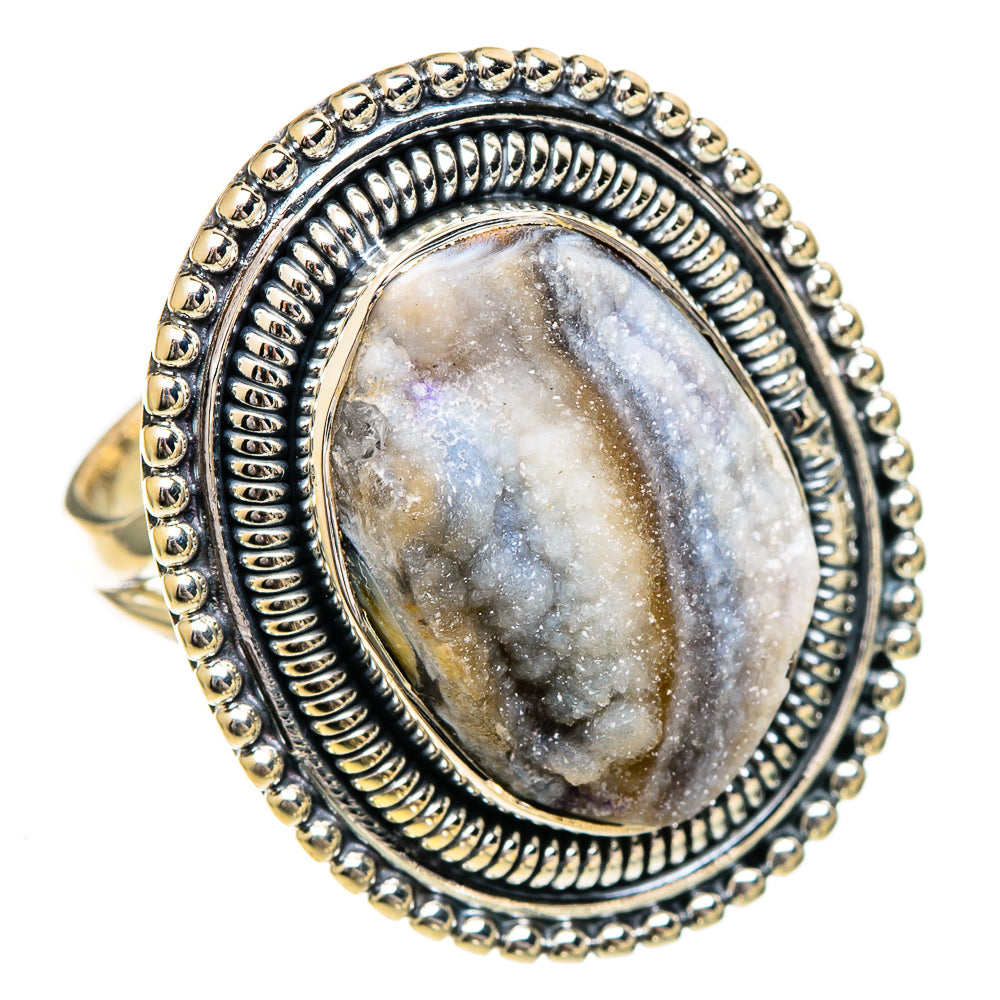 Desert Druzy Rings handcrafted by Anasilvercos - RING106984 - Photo 2
