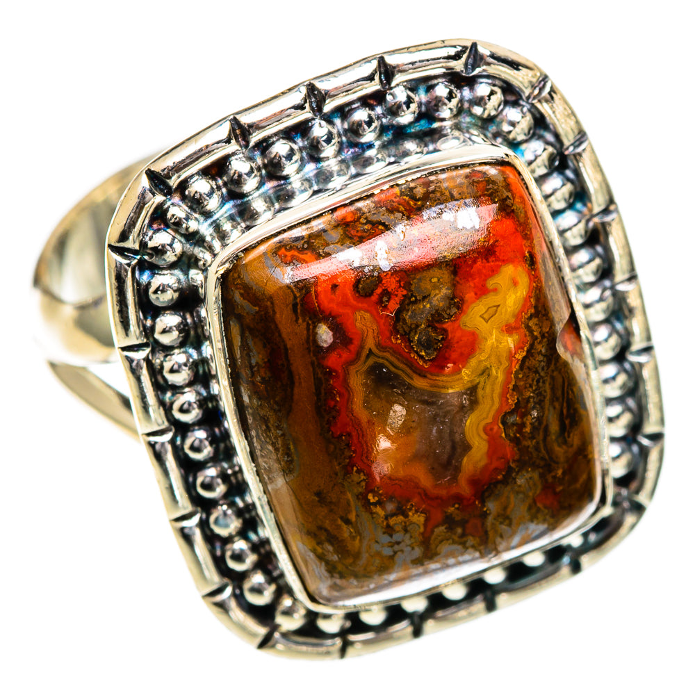Moroccan Agate Rings handcrafted by Anasilvercos - RING107002 - Photo 2