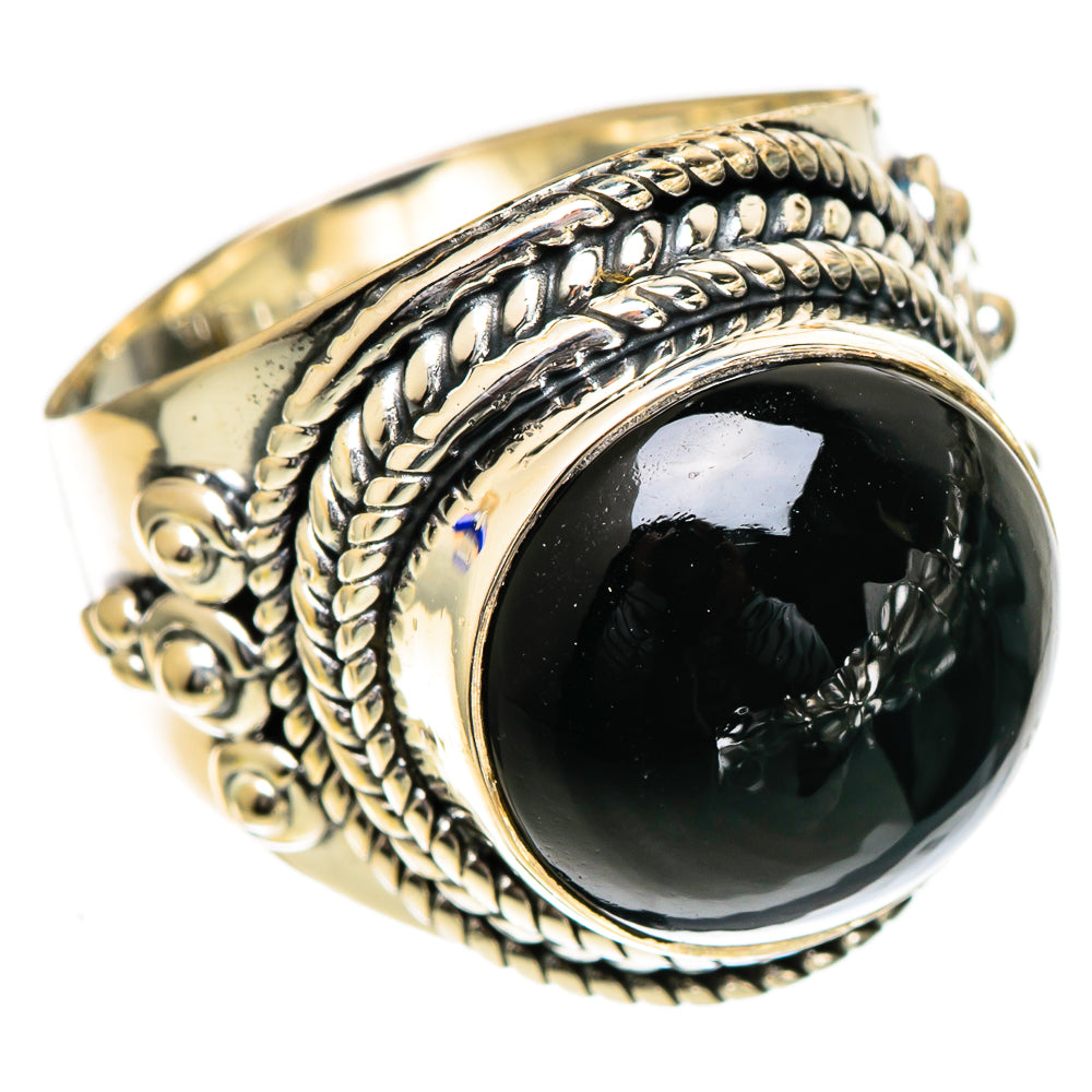 Black Onyx Rings handcrafted by Anasilvercos - RING107013 - Photo 2