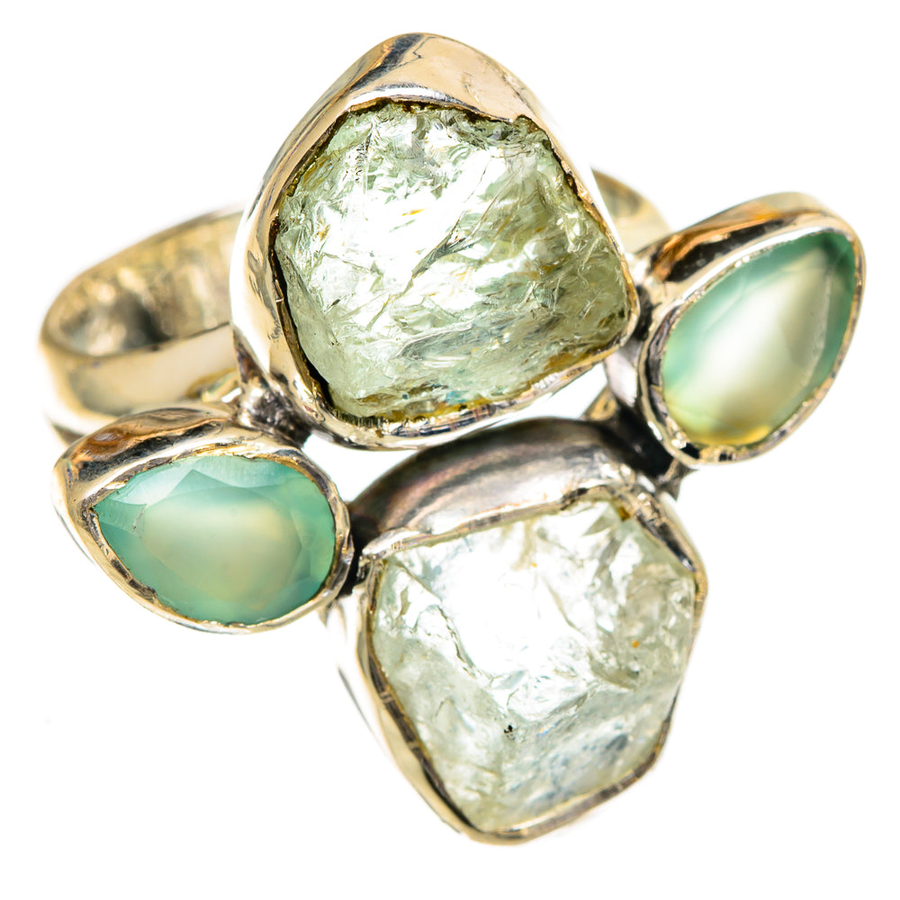 Aquamarine Rings handcrafted by Anasilvercos - RING107022 - Photo 2
