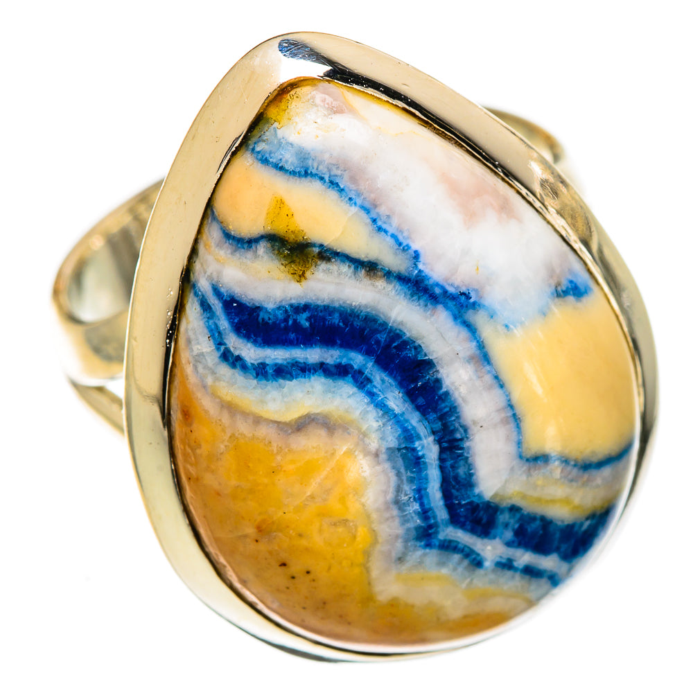Blue Scheelite Rings handcrafted by Anasilvercos - RING107026 - Photo 2