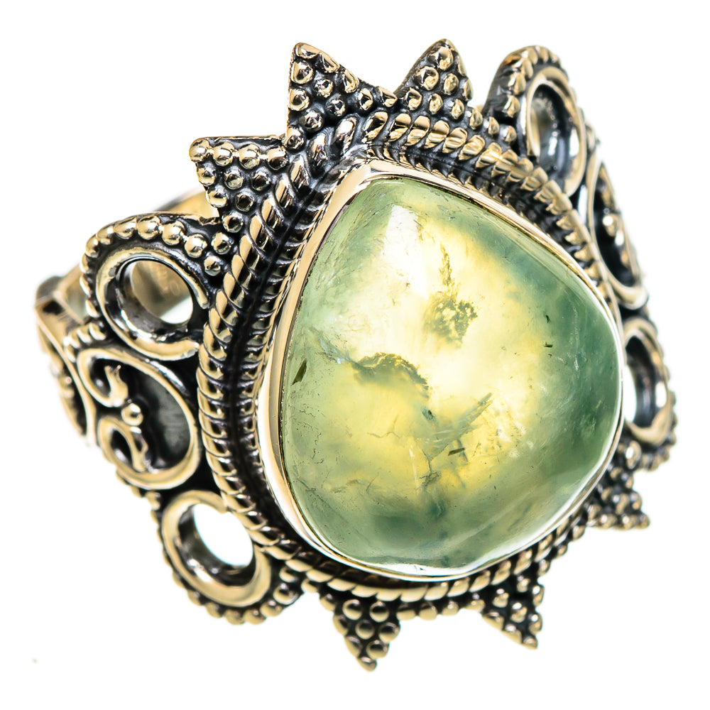 Prehnite Rings handcrafted by Anasilvercos - RING107032 - Photo 2