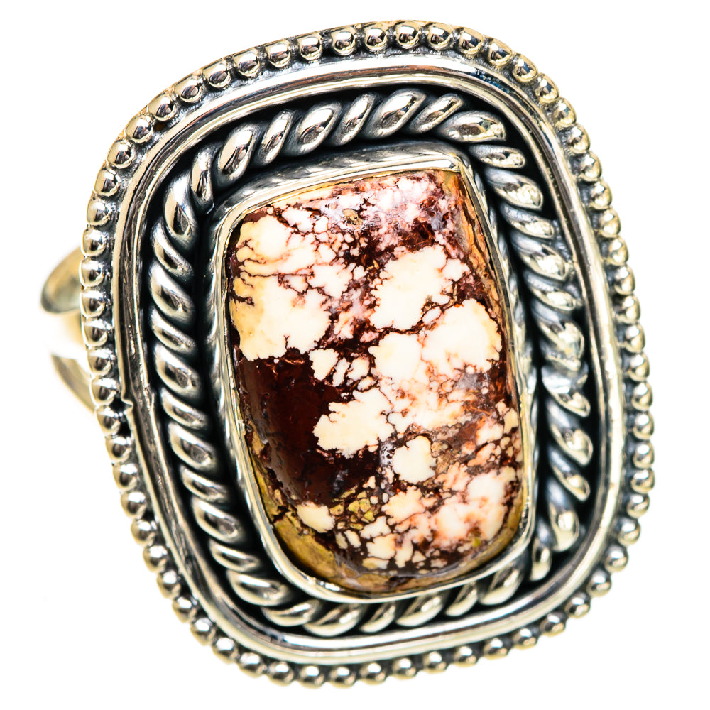 Wild Horse Jasper Rings handcrafted by Anasilvercos - RING107037 - Photo 2
