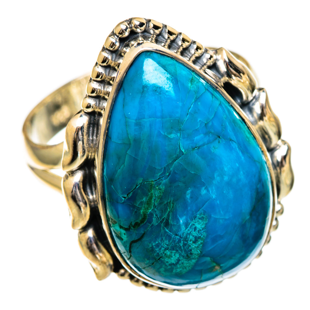 Chrysocolla Rings handcrafted by Anasilvercos - RING107055 - Photo 2