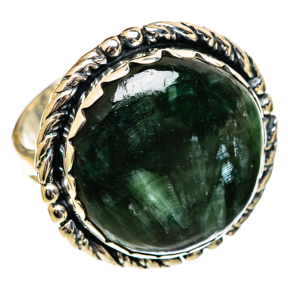 Seraphinite Rings handcrafted by Anasilvercos - RING107074 - Photo 2