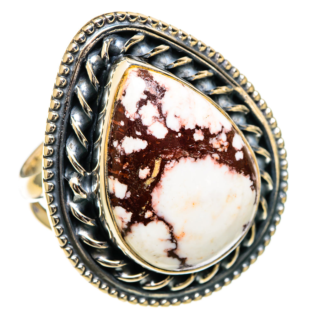 Wild Horse Jasper Rings handcrafted by Anasilvercos - RING107086 - Photo 2