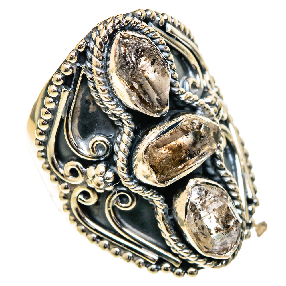 Herkimer Diamond Rings handcrafted by Anasilvercos - RING107101 - Photo 2