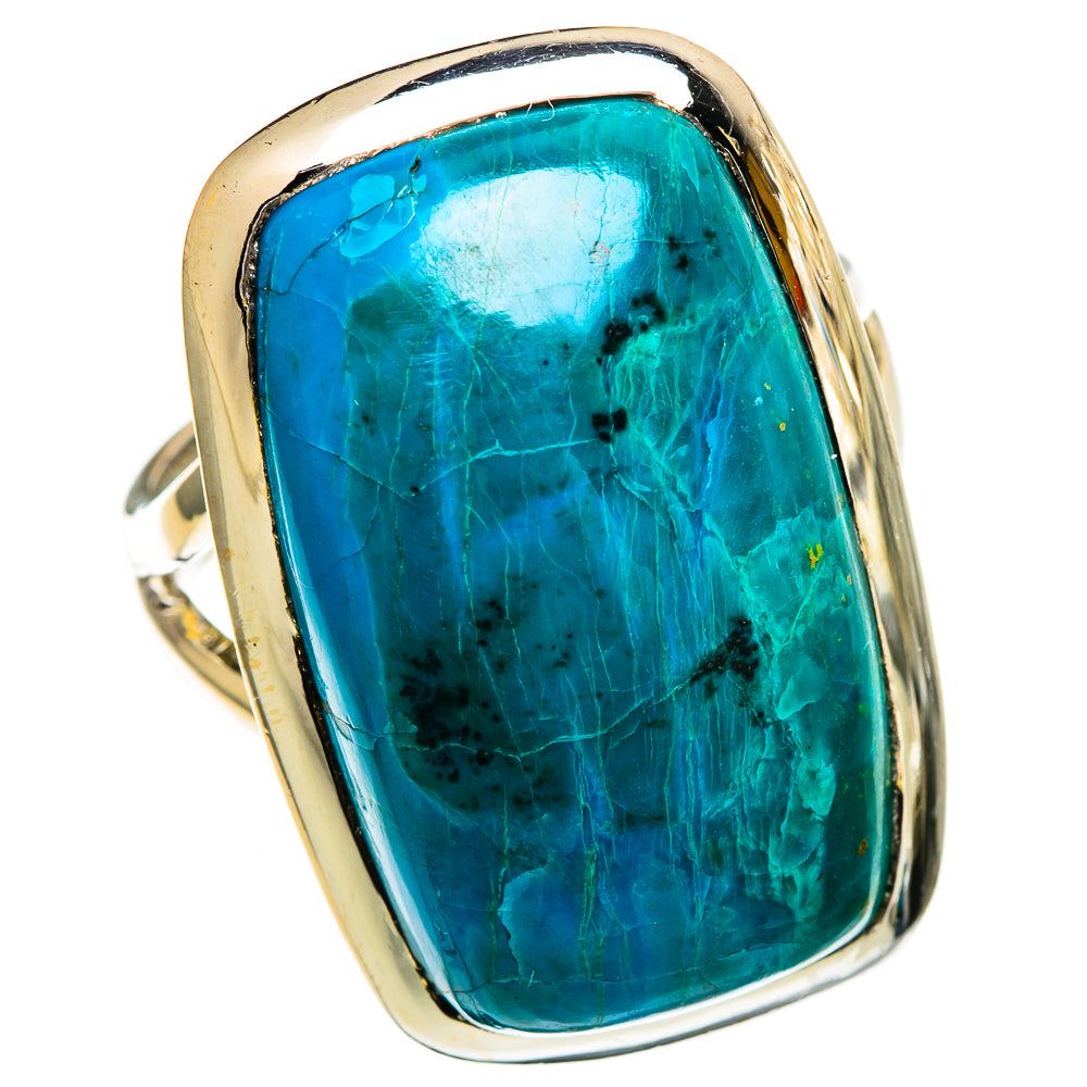 Chrysocolla Rings handcrafted by Anasilvercos - RING107115 - Photo 2