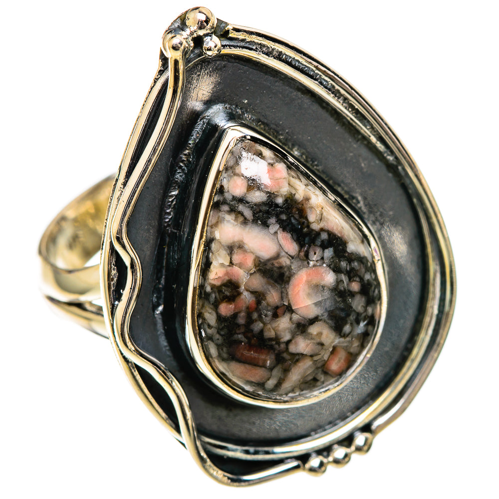 Crinoid Fossil Rings handcrafted by Anasilvercos - RING107127 - Photo 2