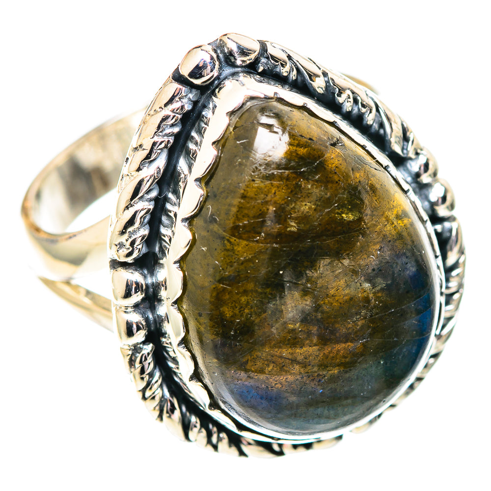 Labradorite Rings handcrafted by Anasilvercos - RING107129 - Photo 2