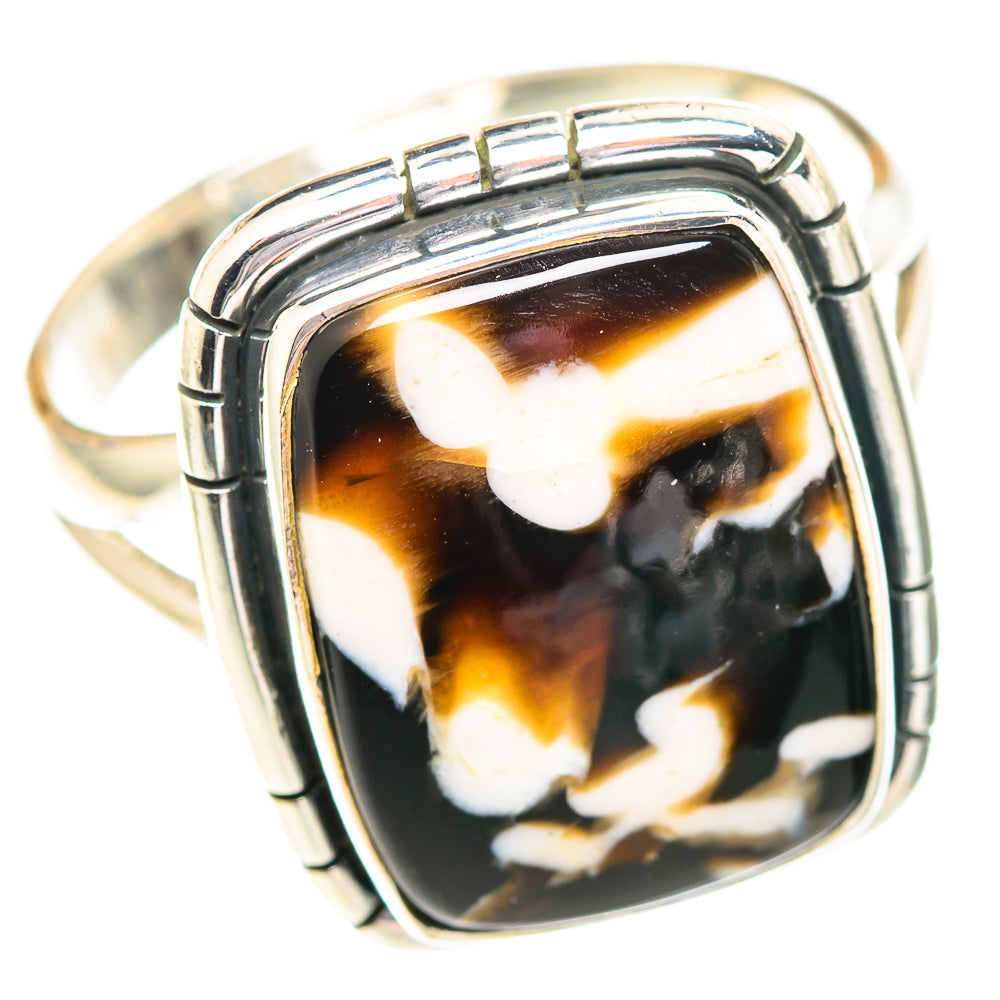 Peanut Wood Jasper Rings handcrafted by Anasilvercos - RING107145 - Photo 2