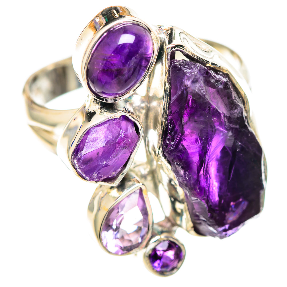 Amethyst Rings handcrafted by Anasilvercos - RING107151 - Photo 2