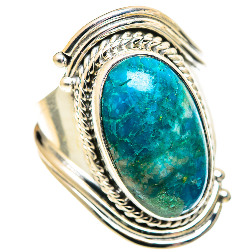 Chrysocolla Rings handcrafted by Anasilvercos - RING107165 - Photo 2